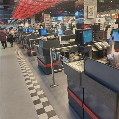 As barras divisórias do caixa estão disponíveis em cores diferentes?